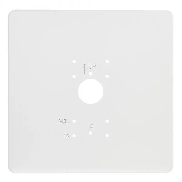 PLAQUE DE PROPRET� BLANCHE POUR GT1D, GT1A ET GT1M3L AVEC EMPLACEMENTS REP�R�S