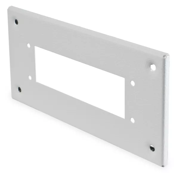 Plaque F204 avec d�coupe pour syst�me d\'insertion IP65 (1 d�coupe)850-818/002-005