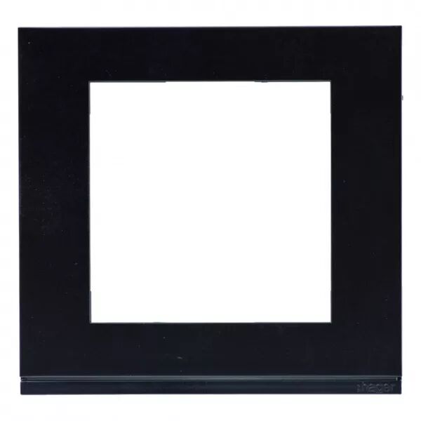 Plaque gallery plastique pour thermostat KNX WKT510 et WKT511 gallery  noir (WXP0209)