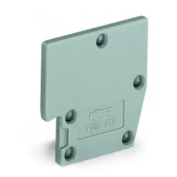 Plaque intercalaire modulaires pour encliquetage sur 709-310 et 709, gris (709-312)