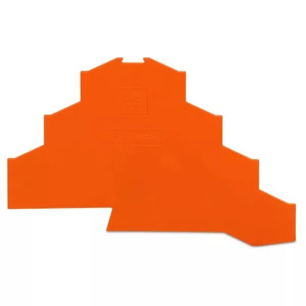 Plaque interm�diaire et d\'extr�mit� / Orange, 1 mm (281-366)