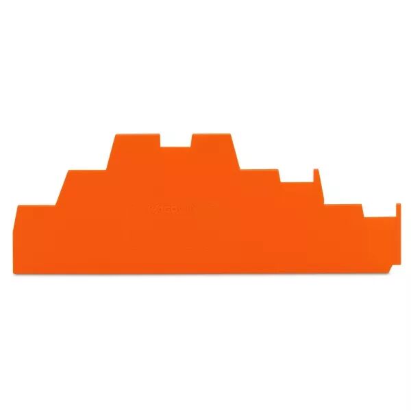 Plaque interm�diaire et d\'extr�mit� / Orange, Epaisseur 1,1 mm (280-339)