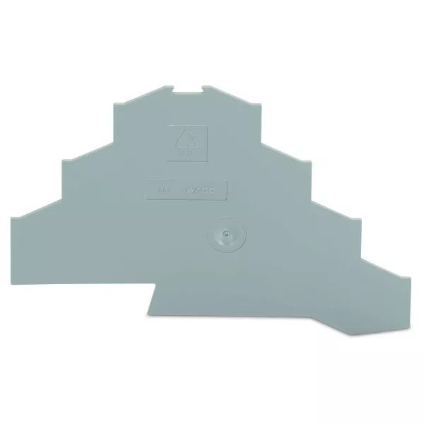 Plaque interm�diaire et d\'extr�mit� 1 mm / Gris (281-365)