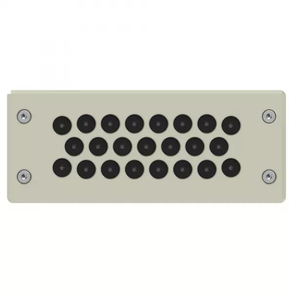 PLAQUE PASSE-C�BLE 23 ENTR�ES (4-8.5 MM)