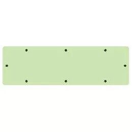 Plaque passe-c�bles lat�rale �tanche pour armoire Univers IP54 sans pr�d�coupes (FZ447)