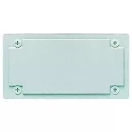 Plaque passe-c�bles quadro4 �tanches pleine plaque haute sans pr�d�coupes (FZ404)