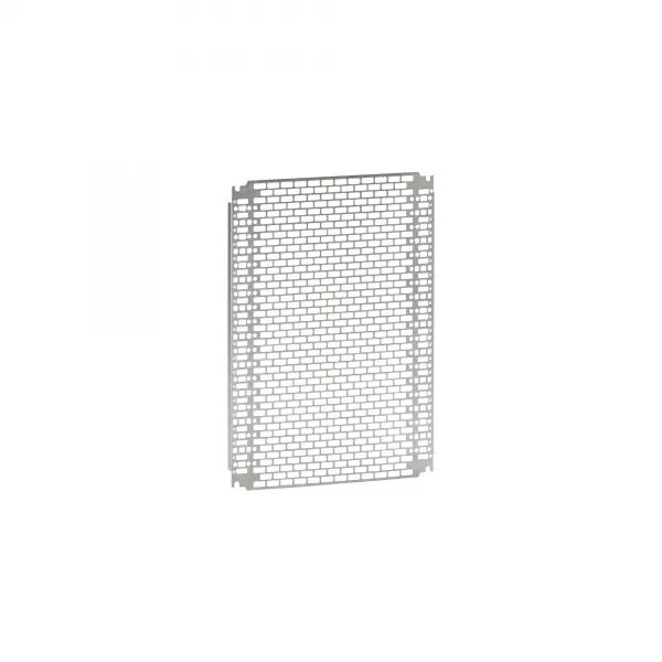 PLAQUE PERFOR�E LINA 25 COFFRET ATLANTIC/ATLANTIC INOX HAUT.300MMXLARG.200MM