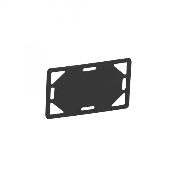 PLAQUE SIGNAL�TIQUE NOIRE PROT�G�E ULTRAVIOLETS - COLLIERS LARGEUR 7,6MM MINIMUM