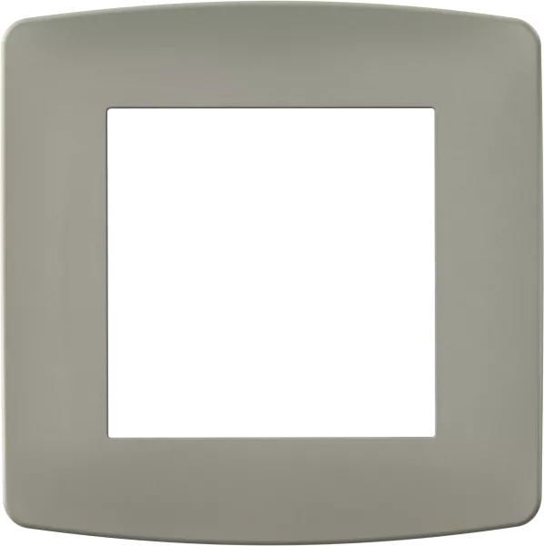 Plaque taupe 1 poste (61990)