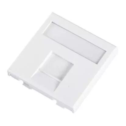 PLASTRON 1PORT RJ 45X45 INCL.4 (IDPLA451INC)