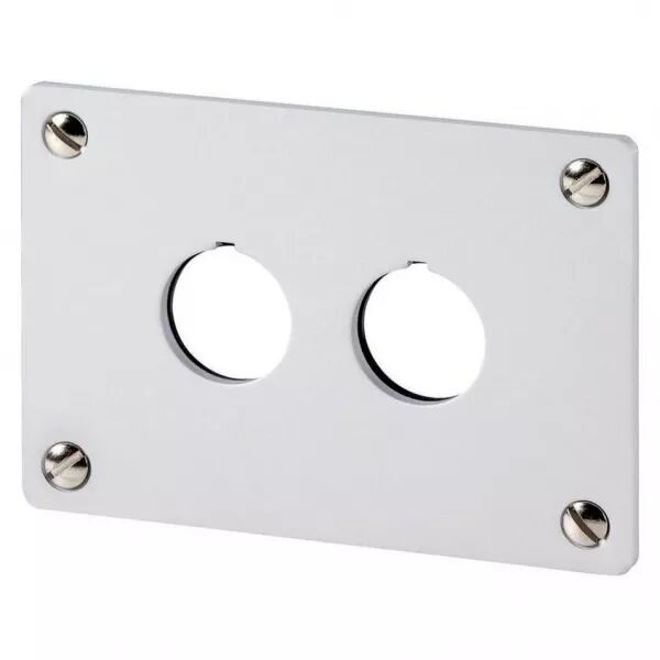 Plastron d\'encastrement, 2 emplacements de montage (216543)