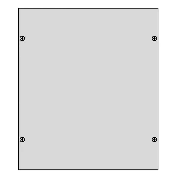 Plastron plein h 400 x l 350mm quadro4 - quadro5 - quadro+ (UC225)