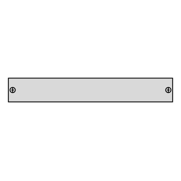 Plastron plein h 50 x l 350mm quadro4 - quadro5 - quadro+ (UC221)
