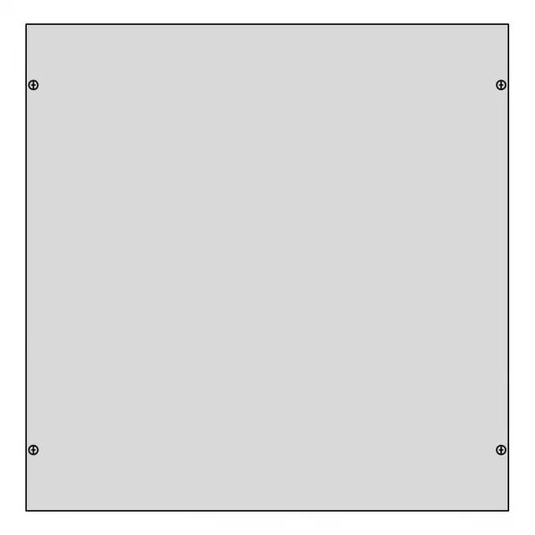 Plastron plein h 600 x l 350mm quadro4 - quadro5 - quadro+ (UC226)