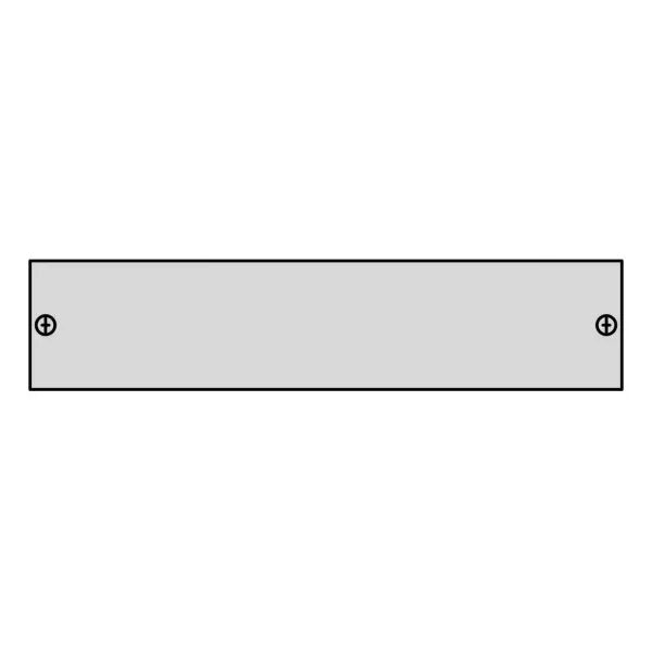 Plastron plein h 75 x l 350mm quadro4 - quadro5 - quadro+ (UC220)