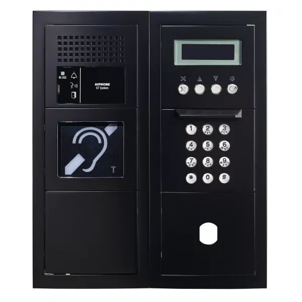 PLAT. AUDIO MODULAIRE, D�FILEMENT, BOUCLE MAGN�TIQUE, PERC�E VIGIK+, NOIRE SATIN