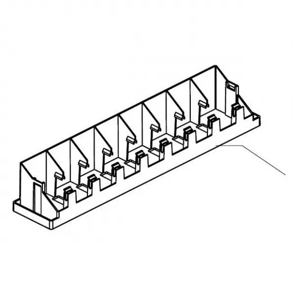 Plateaux batteries & c�bles pour 1 string de batteries (ch�ssis 20kW) (P-103002001)