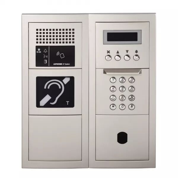 PLATINE AUDIO MODULAIRE � D�FILEMENT AVEC BOUCLE MAGN�TIQUE & EMPLACEMENT VIGIK+