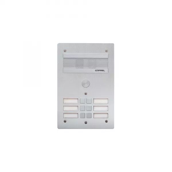 PLATINE DE RUE S�RIE 300 AUDIO FA�ADE ALU 4MM 6 APPELS