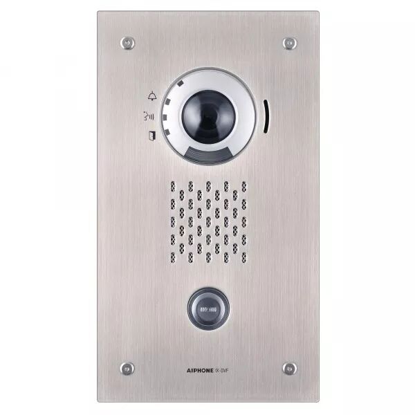 PLATINE SIP VID�O IP 1BP, R�SIST. VANDALISME, INOX ENCASTR�E, PICTOS ET SYNTH�SE
