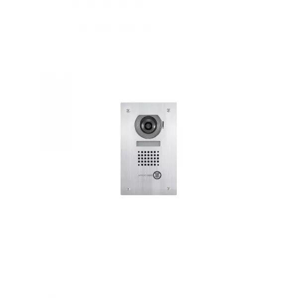 PLATINE VID�O COULEUR EN INOX, R�SISTANTE AU VANDALISME, POSE EN ENCASTR�, 1 BP