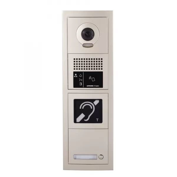PLATINE VID�O MODULAIRE 1 APPEL, R�SISTANTE AU VANDALISME, BOUCLE MAGN�TIQUE