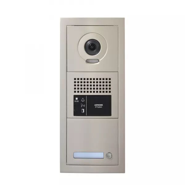 PLATINE VID�O MODULAIRE 1 BOUTON D\'APPEL, R�SISTANTE AU VANDALISME