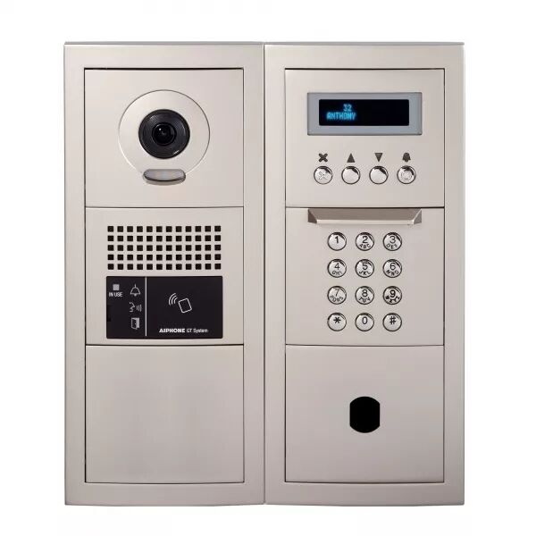 PLATINE VID�O MODULAIRE � D�FILEMENT, EMPLACEMENT VIGIK+, SANS BOUCLE MAGN�TIQUE