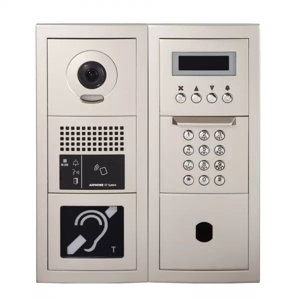 PLATINE VID�O MODULAIRE � D�FILEMENT AVEC BOUCLE MAGN�TIQUE & EMPLACEMENT VIGIK+