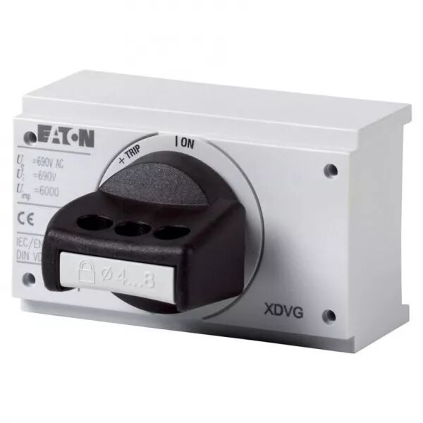 Poign�e rotative, inverseur, manette, noire, verrouillable, taille 1 (285247)