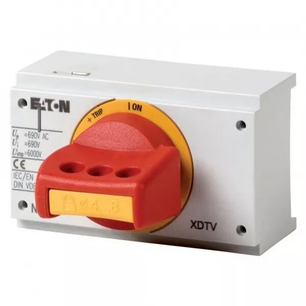 Poign�e rotative, inverseur, rouge, verrouillable sur la poign�e, version NA (271455)