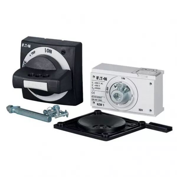 Poign�e rotative � commande rompue, noire, poign�e+commutateur, taille 2 (279397)