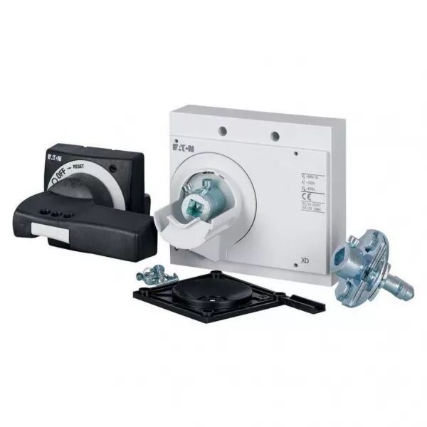 Poign�e rotative � commande rompue, noire, verrouillable, taille 3, version NA (271447)
