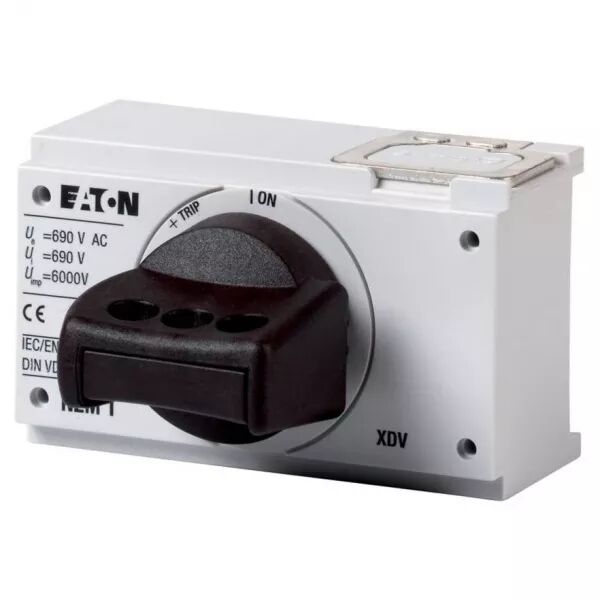 Poign�e rotative pour m�canisme inverseur, verrouillable, taille 1 (260125)