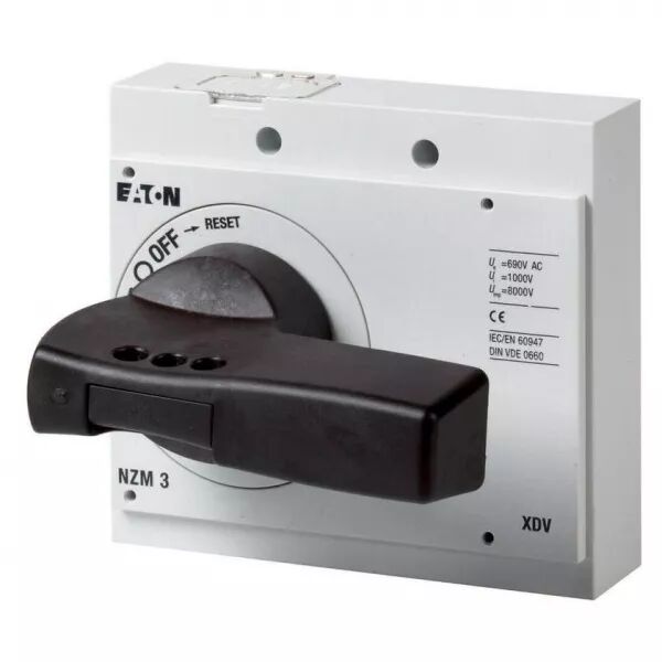 Poign�e rotative pour m�canisme inverseur, verrouillable, taille 3 (260129)