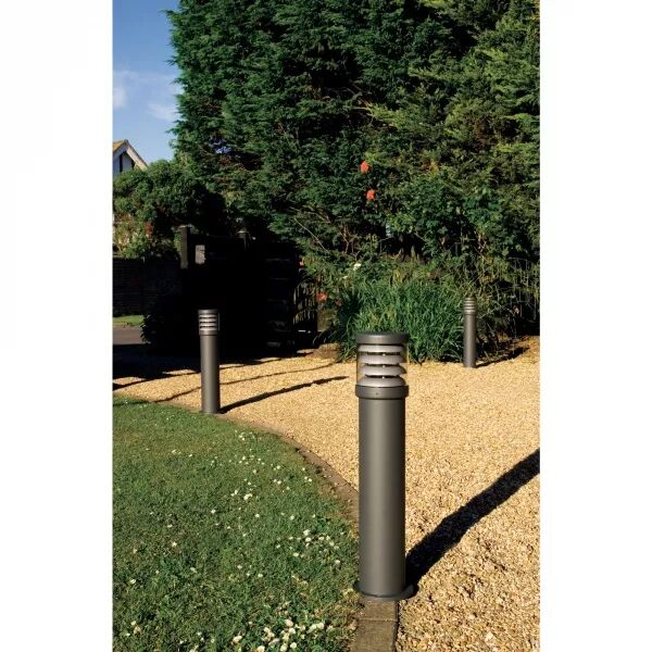 POLO - BORNE EXT. IP65 IK07, GRAPHITE, E27 70W MAX., LPE NON INCL., HAUT.70CM