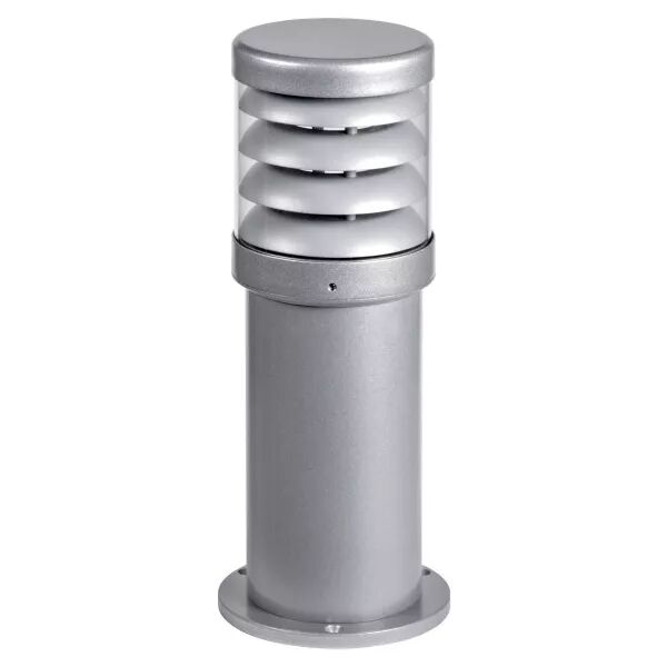 POLO - Borne Ext. IP65 IK07, gris, E27 70W max., Lpe non incl., haut.35cm (3123)