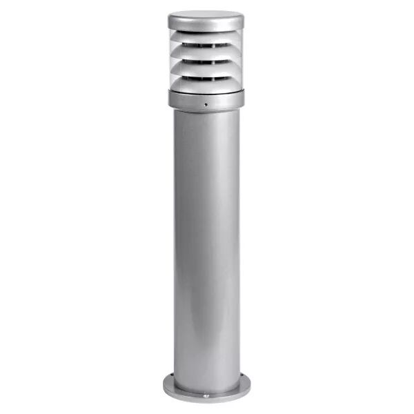 POLO - Borne Ext. IP65 IK07, gris, E27 70W max., Lpe non incl., haut.70cm (3126)