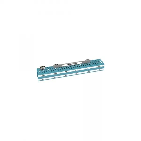 PORTE-�TIQUETTE LINAGRAF POUR GOULOTTE LINA 25 PAS 6MM � 6,5MM