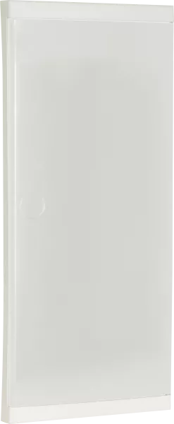 Porte pour coffret 39 modules blanche ( rajout serrure possible) (19087)