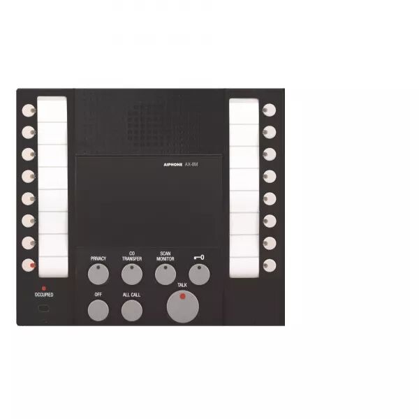POSTE MA�TRE AUDIO MAINS LIBRES, APPELS 8 PLATINES, FIXATION MURALE OU BUREAU