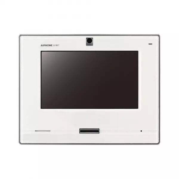 POSTE MA�TRE VID�O IP BLANC, MAINS LIBRES, COMPATIBLE SIP, �CRAN TACTILE 7\'\'