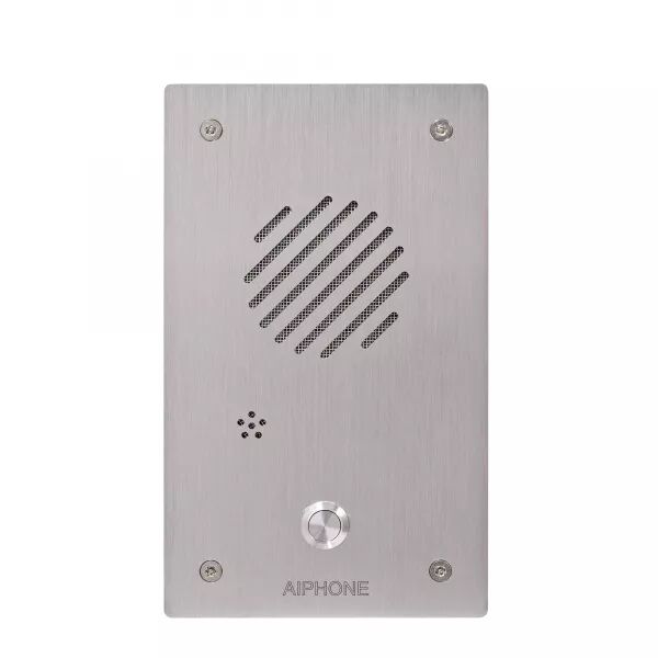 POSTE SEC. AUDIO, �TANCHE, INOX, ENCASTR�E, 1 BP POUR POSTE TYPE LEF OU LEM