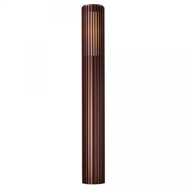 POTELET - ALUDRA 95 - ALUMINIUM - SEASIDE MARRON METALLISE -  E27 - BASE INCLUSE