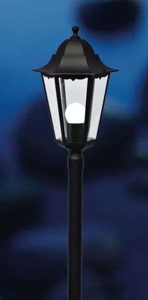 POTELET - CARDIFF - ALUMINIUM - NOIR -  E27
