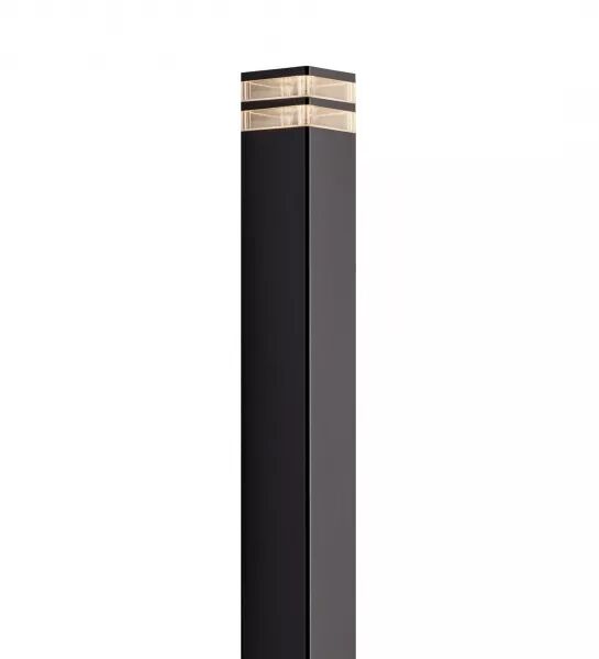 Potelet - ELM - Aluminium - Noir -  E27 (45348003)