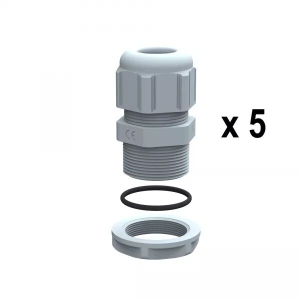 PRESSE-�TOUPES PLASTIQUE IP68 PG29 RAL7001 - UNIT� PAR QUANTIT� 5