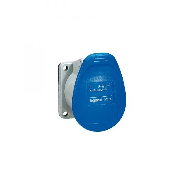 PRISE � ENCOMBREMENT R�DUIT FIXE P17 IP44 16A - 200V~ � 250V~ - 2P+T