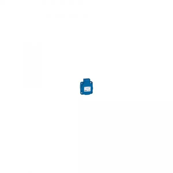 PRISE � ENCOMBREMENT R�DUIT P17 � BROCHAGE DOMESTIQUE IP54 16A - 250V~ - BLEU