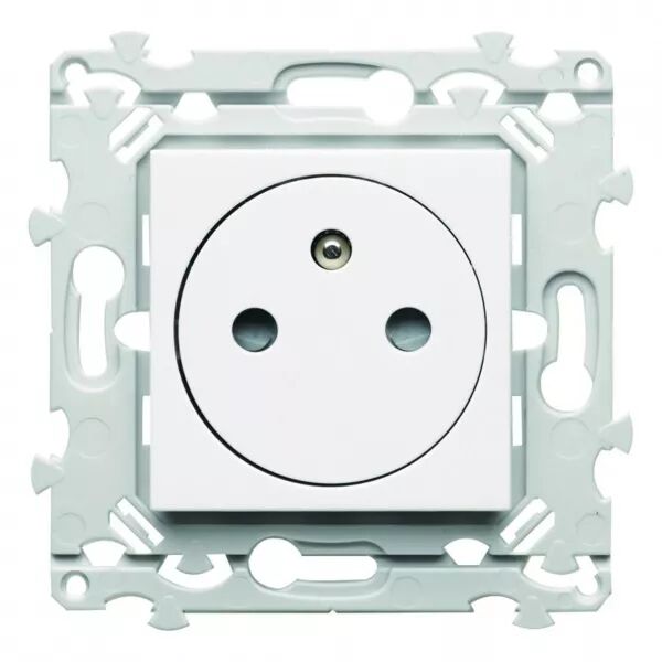 Prise de courant affleurante Essensya 2P+T Pure (WE106)